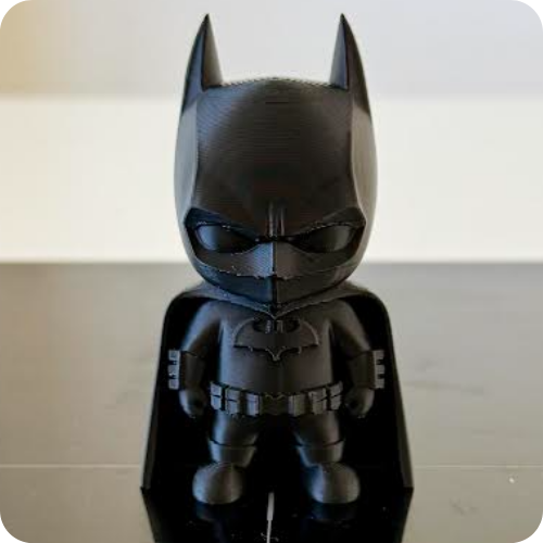 Batman (10cm) | Colecionável Pintado à Mão  Feito em Impressão 3D